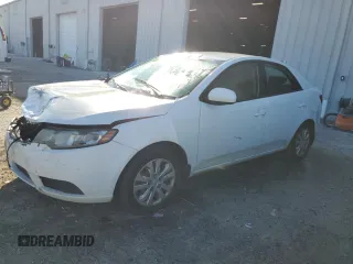 2011 Kia Forte LX with VIN KNAFT4A28B5461507, listed as a Copart auction lot 76761034 with 313,543 mi miles and Salvage Title. Bid and sale history available at carsss.com. Image 1.