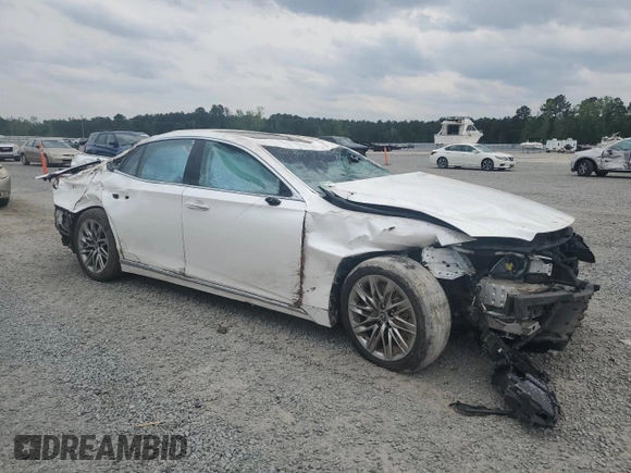 2018 Lexus LS 500 z VIN JTHB51FFXJ5006807, wystawiony jako Copart lot #52315865 z przebiegiem 60 236 mil mil oraz Szkoda całkowita • Salvage title. Historia ofert i sprzedaży dostępna na DreamBid. Obrazek 4.