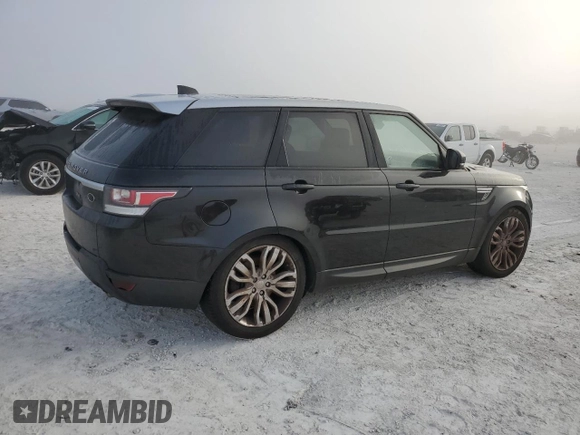 2017 Land Rover Range Rover Sport HSE z VIN SALWR2FV7HA682310, wystawiony jako Copart lot #50001105 z przebiegiem 194 679 mil mil oraz Szkoda całkowita • Salvage title. Historia ofert i sprzedaży dostępna na DreamBid. Obrazek 3.