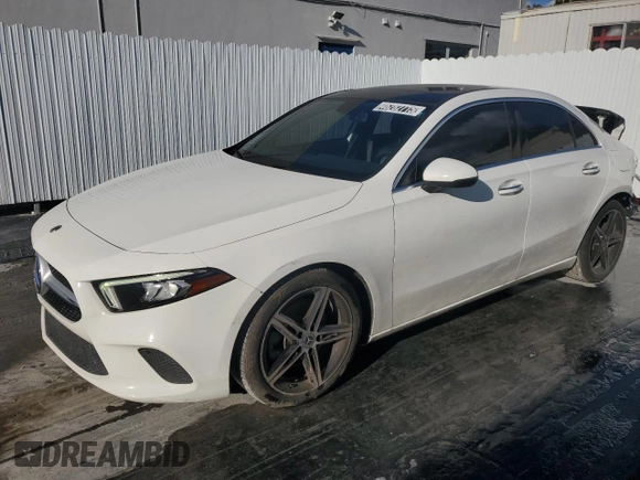 2021 Mercedes-Benz A 220 with VIN W1K3G4EBXMJ320555, listed as a Copart auction lot 46282715 with 95,573 mi miles and Clean Title. Bid and sale history available at DreamBid. Image 1.