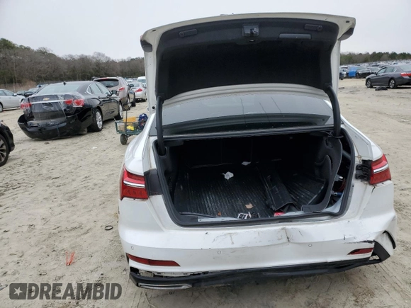 2019 Audi A6 Premium Plus with VIN WAUL2AF22KN098957, listed as a Copart auction lot 45488805 with 90,444 mi miles and Salvage Title. Bid and sale history available at carsss.com. Image 6.