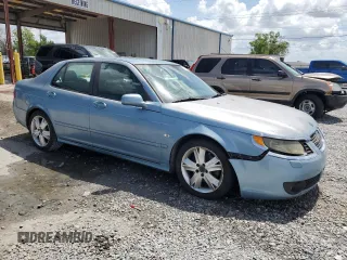 2007 Saab 9-5 Aero with VIN YS3EH49G873520969, listed as a Copart auction lot 51601955 with 172,258 mi miles and Salvage Title. Bid and sale history available at carsss.com. Image 4.