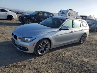 2017 BMW 3 Series 328d xDrive with VIN WBA8J1C32HA018627, listed as a Copart auction lot 52044375 with 110,874 mi miles and Salvage title. Bid and sale history available at DreamBid. Image 1.