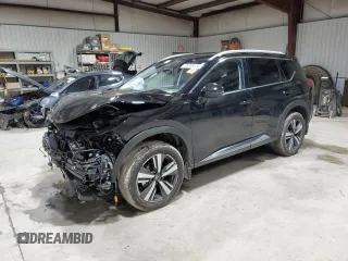 2022 Nissan Rogue Platinum with VIN JN8BT3DD7NW277235, listed as a Copart auction lot 85288124 with 26,248 mi miles and Salvage Title. Bid and sale history available at carsss.com. Image 1.