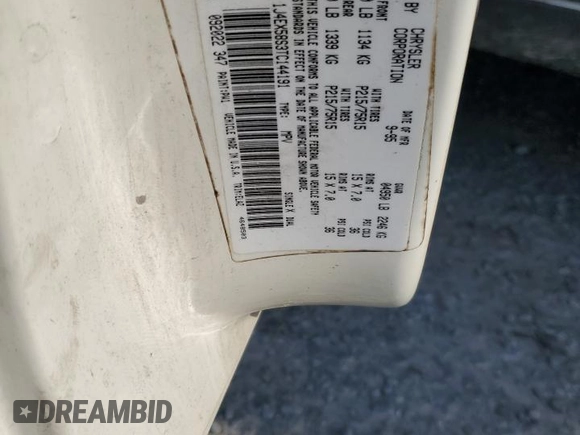 1996 Jeep Grand Cherokee Laredo z VIN 1J4EX58S3TC144191, wystawiony jako Copart lot #53153495 z przebiegiem 197 853 mil mil oraz Szkoda całkowita • Salvage title. Historia ofert i sprzedaży dostępna na DreamBid. Obrazek 13.