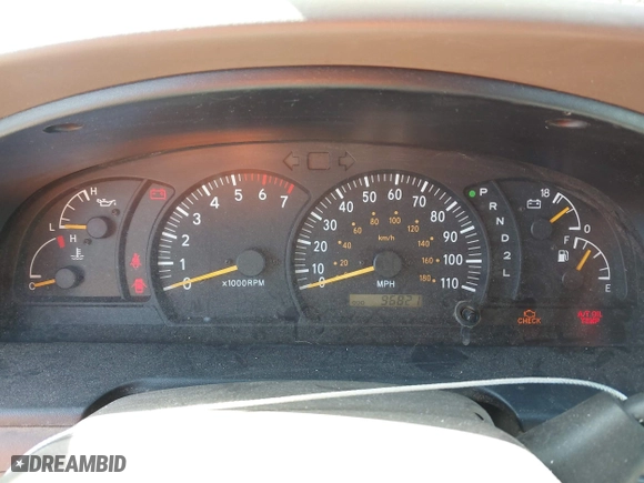 2000 Toyota Tundra SR5 with VIN 5TBBT4410YS009504, listed as a IAAI auction lot 41998051 with 96,821 mi miles. Bid and sale history available at carsss.com. Image 7.
