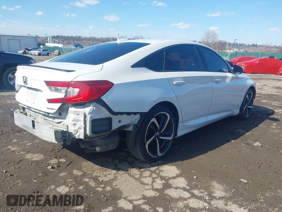 2020 Honda Accord Sport with VIN 1HGCV1F38LA136723, listed as a IAAI auction lot 41853774 with 202,377 mi miles and . Bid and sale history available at DreamBid. Image 4.
