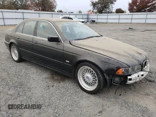 2001 BMW 5 Series 525iA with VIN WBADT434X1GX24833, listed as a Copart auction lot 81566024 with 134,128 mi miles and Salvage Title. Bid and sale history available at carsss.com. Image 4.