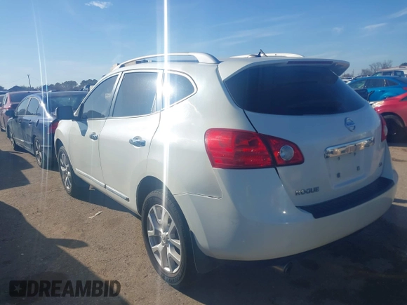 2013 Nissan Rogue S with VIN JN8AS5MT5DW014774, listed as a IAAI auction lot 41649034 with 124,962 mi miles and . Bid and sale history available at DreamBid. Image 3.