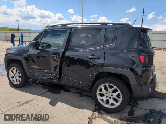 2017 Jeep Renegade Latitude z VIN ZACCJBBB4HPF38906, wystawiony jako Copart lot #56379205 z przebiegiem 65 908 mil mil oraz Szkoda całkowita • Salvage title. Historia ofert i sprzedaży dostępna na DreamBid. Obrazek 2.