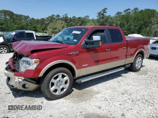 2013 Ford F-150 XL with VIN 1FTFW1CTXDKF93641, listed as a Copart auction lot 52817575 with 117,172 mi miles and Salvage Title. Bid and sale history available at carsss.com. Image 1.