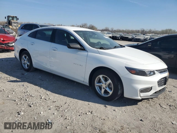 2018 Chevrolet Malibu LS with VIN 1G1ZB5ST1JF255849, listed as a Copart auction lot 50452725 with 76,549 mi miles and Salvage Title. Bid and sale history available at DreamBid. Image 4.