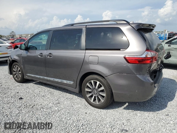 2020 Toyota Sienna LE with VIN 5TDJZ3DC5LS241702, listed as a Copart auction lot 59013815 with 49,087 mi miles and Salvage title. Bid and sale history available at DreamBid. Image 2.