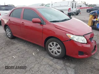 2009 Toyota Corolla with VIN JTDBL40E299081286, listed as a IAAI auction lot 41454973 with 106,800 mi miles. Bid and sale history available at carsss.com. Image 1.