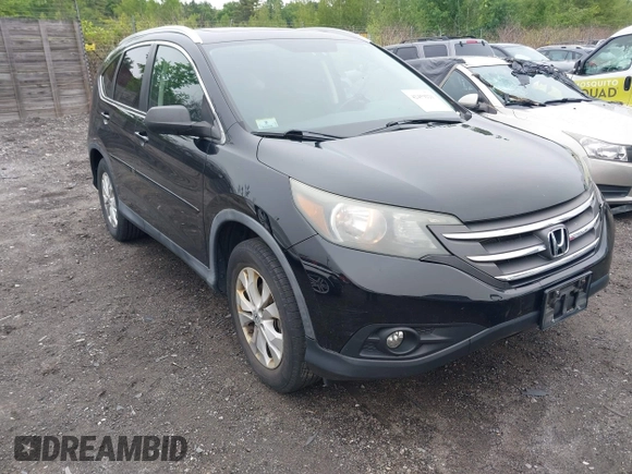 2012 Honda CR-V EX-L with VIN 2HKRM4H77CH613955, listed as a IAAI auction lot 42459221 with 158,917 mi miles and . Bid and sale history available at DreamBid. Image 1.