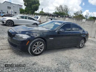 2014 BMW 5 Series 528i z VIN WBA5A5C58ED509404, wystawiony jako Copart lot #60548715 z przebiegiem 118 401 mil mil oraz Szkoda całkowita • Salvage title. Historia ofert i sprzedaży dostępna na DreamBid. Obrazek 1.