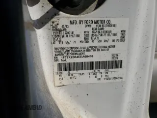 2014 Ford F-250 XL z VIN 1FT7X2B64EEA68416, wystawiony jako Copart lot #59784395 z przebiegiem 219 079 mil mil oraz Szkoda całkowita • Salvage title. Historia ofert i sprzedaży dostępna na DreamBid. Obrazek 12.