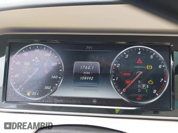 2015 Mercedes-Benz S 550 with VIN WDDUG8FB7FA162558, listed as a IAAI auction lot 42470086 with 104,992 mi miles and . Bid and sale history available at DreamBid. Image 7.