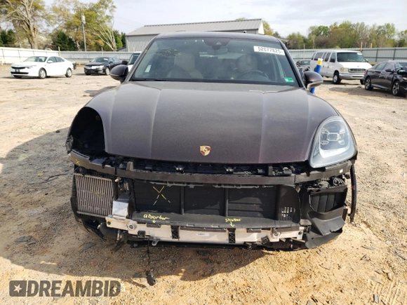2019 Porsche Cayenne with VIN WP1AA2AYXKDA08134, listed as a Copart auction lot 52077825 with 53,719 mi miles and Salvage Title. Bid and sale history available at DreamBid. Image 5.