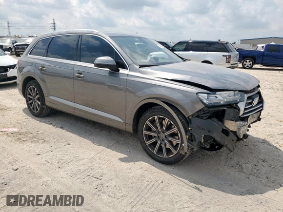 2018 Audi Q7 Premium Plus with VIN WA1LAAF72JD007959, listed as a Copart auction lot 57075265 with 83,380 mi miles and Salvage title. Bid and sale history available at DreamBid. Image 4.