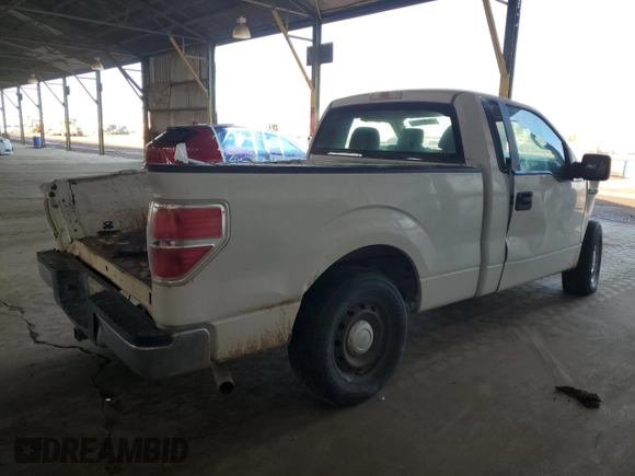 2013 Ford F-150 XL with VIN 1FTMF1CM3DFC12978, listed as a Copart auction lot 43283125 with Not provided miles and Salvage title. Bid and sale history available at DreamBid. Image 3.