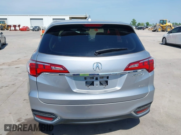 2017 Acura RDX w/Technology Pkg with VIN 5J8TB4H59HL014876, listed as a IAAI auction lot 42034309 with 57,472 mi miles. Bid and sale history available at carsss.com. Image 16.