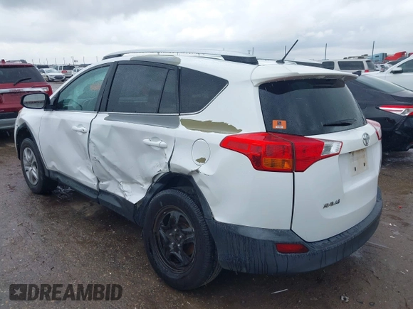 2014 Toyota RAV4 LE with VIN 2T3ZFREV0EW107096, listed as a IAAI auction lot 42627066 with 132,349 mi miles and . Bid and sale history available at DreamBid. Image 3.