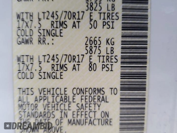 2020 Nissan NV Cargo SV z VIN 1N6BF0KM9LN802171, wystawiony jako Copart lot #86318334 z przebiegiem 58 745 mil mil oraz Szkoda całkowita • Salvage title. Historia ofert i sprzedaży dostępna na DreamBid. Obrazek 13.