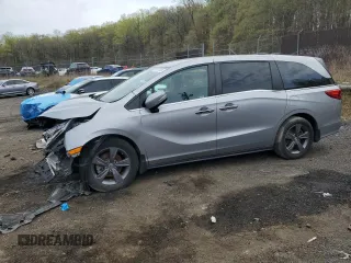 2022 Honda Odyssey EX with VIN 5FNRL6H53NB017028, listed as a Copart auction lot 53077075 with Not Provided miles and Salvage Title. Bid and sale history available at DreamBid. Image 1.