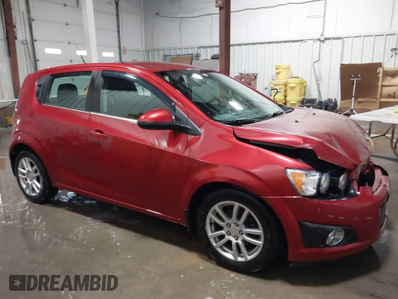2013 Chevrolet Sonic LT with VIN 1G1JC6SH1D4116946, listed as a IAAI auction lot 41562425 with 116,815 mi miles. Bid and sale history available at carsss.com. Image 13.