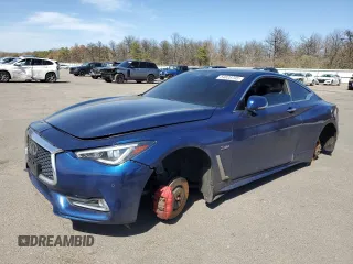 2018 Infiniti Q60 Red Sport 400 с VIN JN1FV7EL4JM631175, выставлен на аукционе Copart как лот 54828705 с пробегом 55 084 миль миль и Списание • Salvage title. История ставок и продаж доступна на DreamBid. Изображение 1.