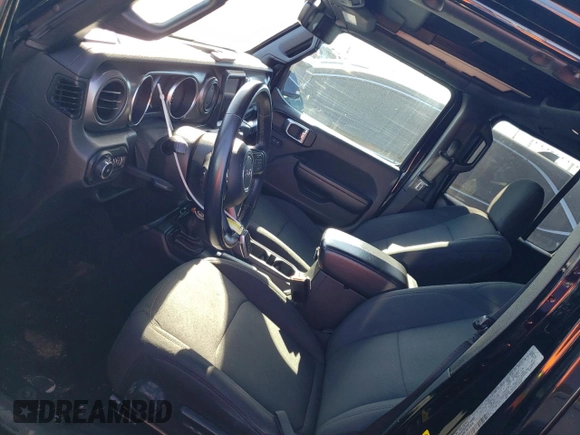 2021 Jeep Wrangler Unlimited Willys with VIN 1C4HJXDGXMW714608, listed as a Copart auction lot 47487375 with 20,260 mi miles and Clean title. Bid and sale history available at DreamBid. Image 7.