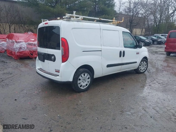 2019 Ram ProMaster City Cargo Van Tradesman SLT with VIN ZFBHRFBB5K6M11942, listed as a IAAI auction lot 41755265 with 158,517 mi miles. Bid and sale history available at carsss.com. Image 4.