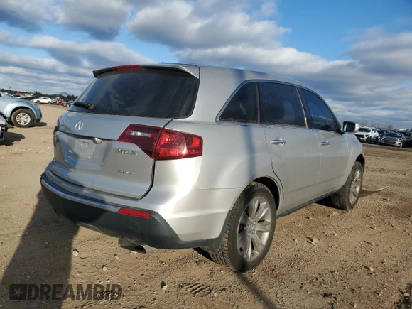 2013 Acura MDX Advance with VIN 2HNYD2H89DH501512, listed as a Copart auction lot 87411424 with 96,494 mi miles and Salvage Title. Bid and sale history available at DreamBid. Image 3.