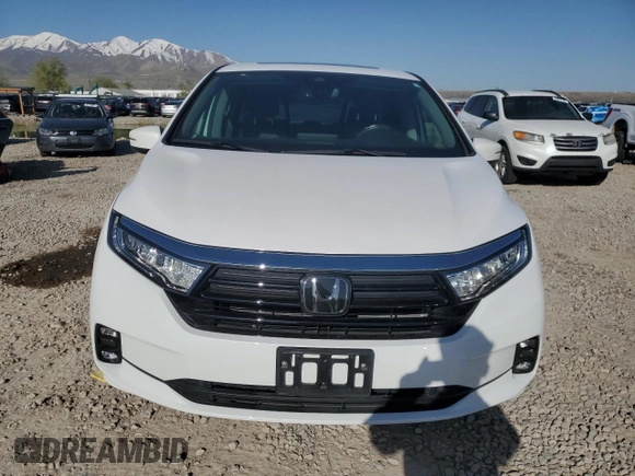 2024 Honda Odyssey EX-L с VIN 5FNRL6H65RB049073, выставлен на аукционе Copart как лот 54200195 с пробегом 8 080 миль миль и Списание • Salvage title. История ставок и продаж доступна на DreamBid. Изображение 5.