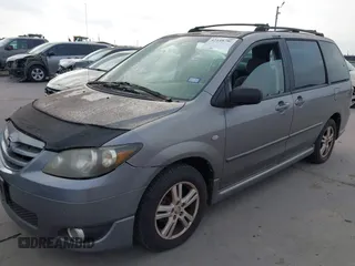 2005 Mazda MPV LX with VIN JM3LW28A550556310, listed as a IAAI auction lot 42148786 with 376,021 mi miles. Bid and sale history available at carsss.com. Image 17.