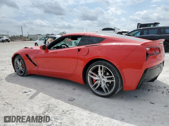 2016 Chevrolet Corvette Z51 2LT z VIN 1G1YK2D72G5117987, wystawiony jako Copart lot #47851905 z przebiegiem 20 942 mil mil oraz Szkoda całkowita • Salvage title. Historia ofert i sprzedaży dostępna na DreamBid. Obrazek 2.
