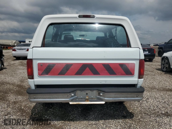 1996 Ford Bronco Custom with VIN 1FMEU15H7TLB45968, listed as a Copart auction lot 53925305 with 0 mi miles and Clean Title. Bid and sale history available at carsss.com. Image 6.