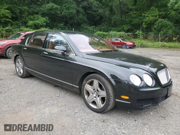 2006 Bentley Flying Spur with VIN SCBBR53W96C034864, listed as a Copart auction lot 62563695 with 54,995 mi miles and Salvage title. Bid and sale history available at DreamBid. Image 4.