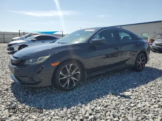 2019 Honda Civic Sport with VIN 19XFC2F8XKE034094, listed as a Copart auction lot 56665915 with 99,665 mi miles and Salvage title. Bid and sale history available at DreamBid. Image 1.