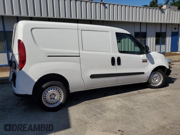 2022 Ram ProMaster City Cargo Tradesman with VIN ZFBHRFAB6N6Y24331, listed as a Copart auction lot 56729625 with 32,854 mi miles and Salvage title. Bid and sale history available at DreamBid. Image 3.