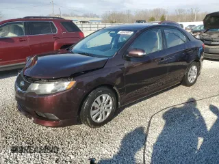 2010 Kia Forte EX with VIN KNAFU4A29A5865489, listed as a Copart auction lot 46449365 with 153,112 mi miles and Salvage Title. Bid and sale history available at carsss.com. Image 1.