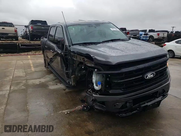 2024 Ford F-150 XLT with VIN 1FTFW3L55RFA14004, listed as a Copart auction lot 45779285 with 14,944 mi miles and Salvage Title. Bid and sale history available at carsss.com. Image 11.