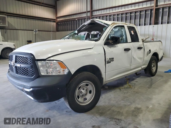 2022 Ram 1500 Tradesman with VIN 1C6RR7FG3NS183990, listed as a Copart auction lot 56176945 with 90,927 mi miles and Salvage title. Bid and sale history available at DreamBid. Image 1.