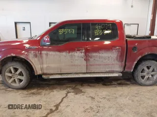 2016 Ford F-150 XLT with VIN 1FTEW1EF3GFC70144, listed as a IAAI auction lot 41448079 with 123,692 mi miles. Bid and sale history available at carsss.com. Image 14.