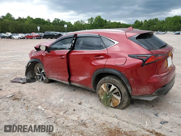 2020 Lexus NX 300 z VIN JTJGARBZ7L2176514, wystawiony jako Copart lot #56626135 z przebiegiem Nie podano mil oraz Szkoda całkowita • Salvage title. Historia ofert i sprzedaży dostępna na DreamBid. Obrazek 2.