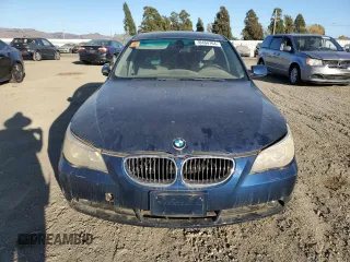 2006 BMW 5 Series 530i with VIN WBANE73556CM39187, listed as a Copart auction lot 78464764 with Not Provided miles and Salvage Title. Bid and sale history available at carsss.com. Image 5.