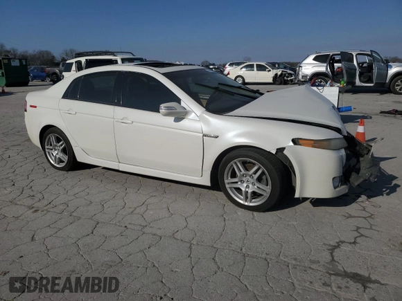 2008 Acura TL with VIN 19UUA66218A021439, listed as a Copart auction lot 48495395 with 181,640 mi miles and Clean Title. Bid and sale history available at carsss.com. Image 4.