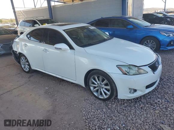 2010 Lexus IS 250 with VIN JTHBF5C20A2096136, listed as a Copart auction lot 44631955 with 118,006 mi miles and Salvage Title. Bid and sale history available at carsss.com. Image 4.