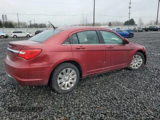 2013 Chrysler 200 LX with VIN 1C3CCBAB1DN691682, listed as a Copart auction lot 45865915 with 113,484 mi miles and Salvage Title. Bid and sale history available at carsss.com. Image 3.